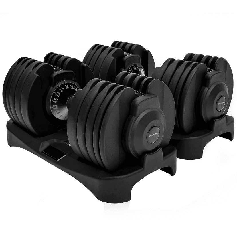 BrainGain Adjustable Dumbbells
